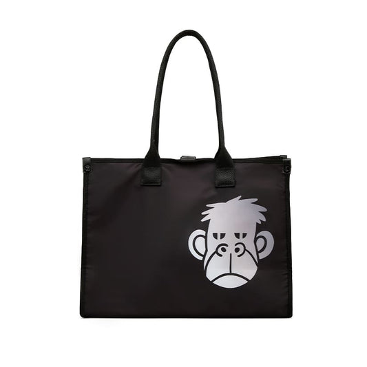 The shopping Tote bag-Monkey #D14 Designer Tote Bag Foldable Tote Bag Handheld Tote Bag Nylon Tote Bag Picnic Tote Bag Reversible Tote Bag Shopping Tote Bag Shoulder Tote Bag Tote bag Women’s Tote Bag Work Tote Bag YSCORNERED