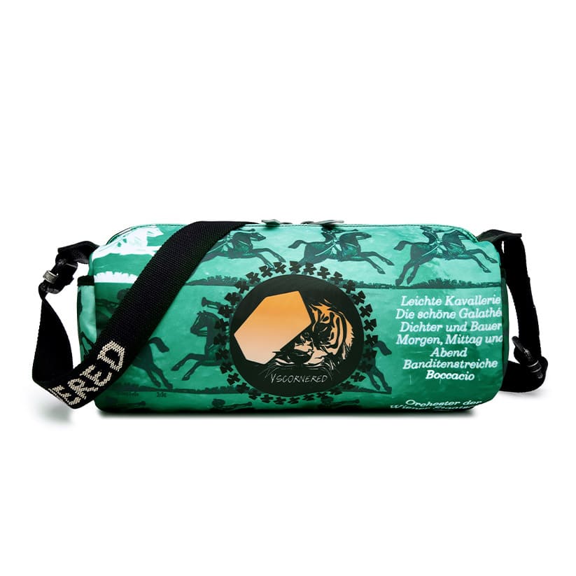 The shoulder Barrel Bag-Racehorse - YSCORNERED - Tiger print crossbody barrel duffel bag gym fitness exercise